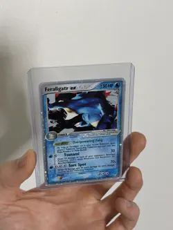 2005 Feraligatr ex - 103/115 - Pokemon Ex Unseen Forces Ultra Rare LP - Image 3
