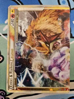 Pokemon TCG: Entei & Raikou LEGEND (Top) Ultra Rare (90/95) Unleashed HP - Image 2