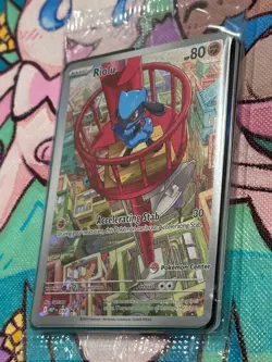 Riolu Full Art #010 Pokemon Center Exclusive Stamped Promo Mega Evolution SEALED - Image 3