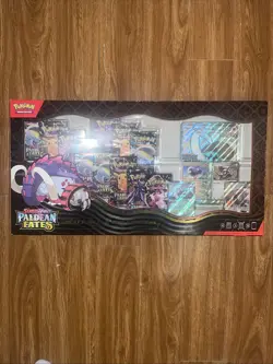 Pokemon TCG Paldean Fates Great Tusk Iron Threads Ex Premium Collection - Image 1