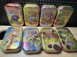 Pokemon Prismatic Evolutions Mini Tin Display Case Empty - Image 1