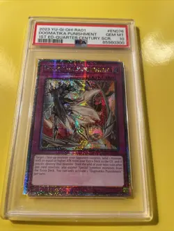 YuGiOh DOGMATIKA PUNISHMENT #RA01-EN076??PSA 10 GEM??1st ED-2023 QTR CENTURY SR - Image 4
