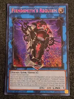 Yugioh Fiendsmith's Requiem MP25-EN089 1st Edition Prismatic Secret Rare NM - Image 1