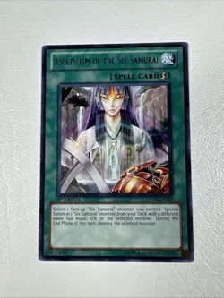 ASCETICISM OF THE SIX SAMURAI - 1st Edition LP STOR-EN050 Yu-Gi-Oh Card - Image 1
