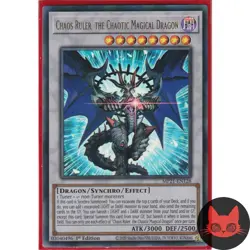 Yugioh Chaos Ruler, the Chaotic Magical Dragon MP21-EN128 Ultra Rare 1st Ed NM - Image 1