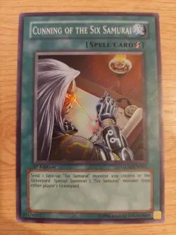 Cunning of the Six Samurai - GLAS-EN061 - Very Lightly Played VLP - 1st Edition - Image 1