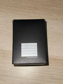Vintage Yugioh Konami Duelist Card Case Black Deck Box 1996 - Image 2