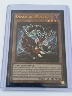 Yu-Gi-Oh! Dracotail Mululu JUSH-EN005 Justice Hunters 1st Edition UR - Image 1