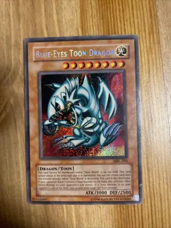 Yu-Gi-Oh! TCG Blue-Eyes Toon Dragon Magic Ruler MRL-000 Secret Rare - Image 1