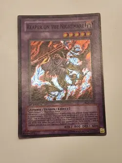 Yugioh PGD-078 Reaper On The Nightmare 1st Ed. Vintage Original - Image 2