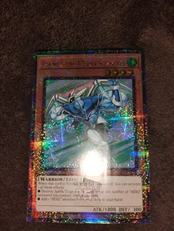 Yu-Gi-Oh! Elemental HERO Stratos Quarter Century Rare RA03-EN177 - Image 2
