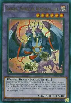 Yugioh! Garura, Wings of Resonant Life - RA02-EN024 - Ultra Rare - 1st Edition N - Image 1