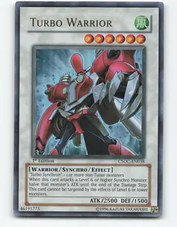 Turbo Warrior #CSOC-EN038 Yugioh Card - Image 1
