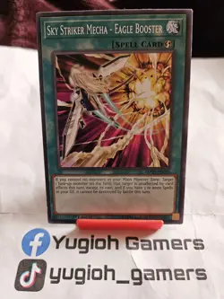 Yu-Gi-Oh Sky Striker Mecha Eagle Booster MP19 1st Edition Common Light Played - Image 1