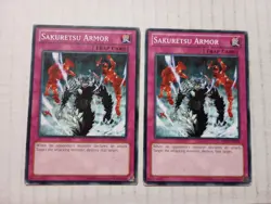 X2 Sakuretsu Armor SD10-EN033 Trap Card Yu-Gi-Oh Structure Deck Machine Re-Volt - Image 1