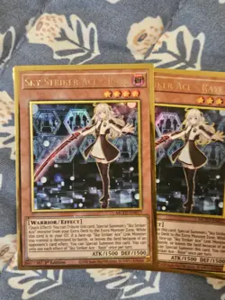 x3 Sky Striker Ace - Raye - Gold Rare MGED EN017 1st Edition Playset Yugioh - Image 2