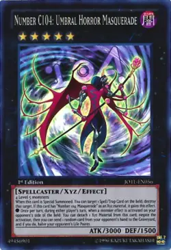 Yugioh! LP Number C104: Umbral Horror Masquerade - JOTL-EN056 - Super Rare - Unl - Image 1