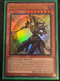 Yu-Gi-Oh! Dark Magician the Magician of Black Magic INFO-EN006 Ultra Rare - Image 1