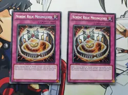 Nordic Relic Megingjord x2 STOR-EN088 Secret Rare 1st Edition LP Condition - Image 1