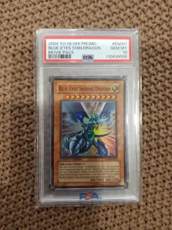 Yu-Gi-Oh! 2004 Movie Pack Promo BLUE-EYES SHINING DRAGON MOV-EN001 PSA 10 - Image 1