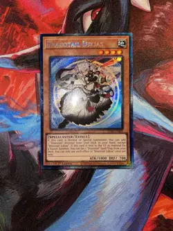 Yugioh! Dracotail Lukias JUSH-EN001 Collector’s Rare 1st Edition Near Mint - Image 1