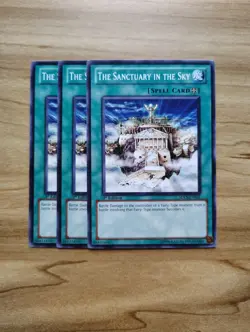 Yu-Gi-Oh! - The Sanctuary In The Sky 3X - Full Playset - Image 1