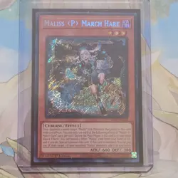 Maliss P March Hare 1st Edition Secret Rare ALIN-EN023 Yu-Gi-Oh! - Image 1