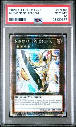 Number 39: Utopia - PSA 10 - TN23-EN013 - Quarter Century Secret Rare - Yugioh - Image 1