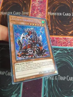Yu-Gi-Oh! TCG Armed Dragon LV7 SGX1-ENC08 Secret Rare 1st Edition Near Mint - Image 2