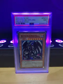 2007 Premium Pack Red-Eyes Black Metal Dragon PSA 9 English #EN015 Foil - Image 1