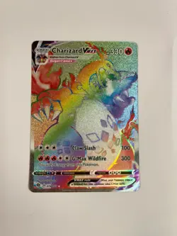Pokemon TCG Charizard VMAX Rainbow Secret Rare Card 074/073 Champions Path - Image 1