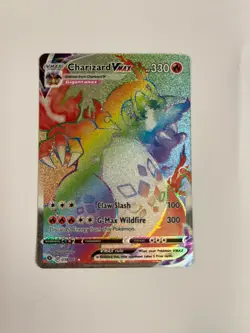 Pokemon TCG Charizard VMAX Rainbow Secret Rare Card 074/073 Champions Path - Image 2