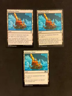 RELIQUARY TOWER x3 [C20/C16/M19] Magic MTG Cards LP - Image 1