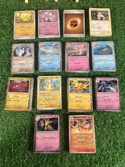 Pokemon 280 Card Holo Lot Moltres Fossil Non Holo, Unseen Forces Stamped Metal - Image 2