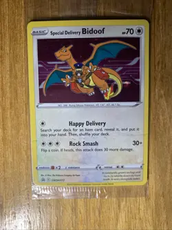 Special Delivery Bidoof SWSH177 SWSH: Sword & Shield Promo Cards Holo - Image 1