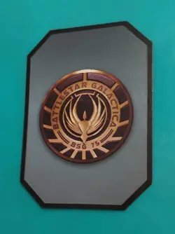 BATTLESTAR GALACTICA CCG RARE DEMO Card BSG-AQ.004-DEMO Test of Faith - Image 2