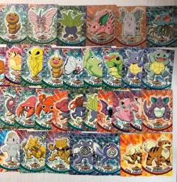 Lot of 60 Topps Pokemon TV Animation Cards 10 Holos Foil / 50 Non-holo Black - Image 2