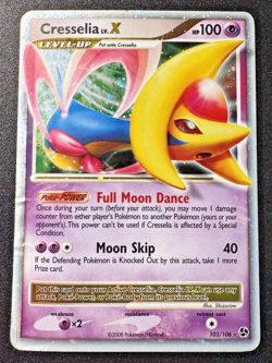 Cresselia LV.X 103/106 D&P Great Encounters Pokemon Card Holo Foil Rare HP - Image 1