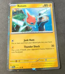 Pokemon Scarlet & Violet Rotom Cosmos Holo Promo Card 070/198 NM - Image 1