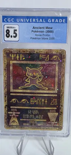 Ancient Mew Promotional Pokemon Card 2000 Movie Edition CGC 8.5 NM+ - Image 1