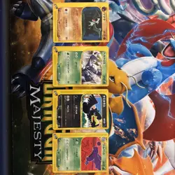 Pokemon TCG Split Earth 2002 Japanese 1st Edition Lot 4 Cards - Image 1