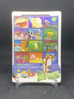 Pokemon Pocket Monsters Vintage Vending Prism Sticker Card #93 Oddish Garden - Image 2