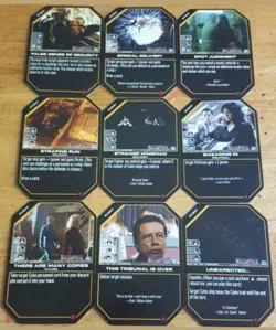 BATTLESTAR GALACTICA CCG 220 Cards Lot from BASE Set & BETRAYAL EXPANSION set - Image 4