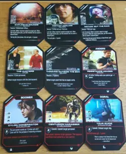 BATTLESTAR GALACTICA CCG 220 Cards Lot from BASE Set & BETRAYAL EXPANSION set - Image 5
