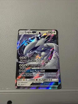 Pokemon Lugia GX 159/214 Sm-Lost Thunder Holo Card - Image 1