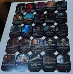 BATTLESTAR GALACTICA CCG 25 RARE FOIL Cards Lot from BASE Set - Image 3