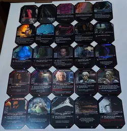 BATTLESTAR GALACTICA CCG 25 RARE FOIL Cards Lot from BASE Set - Image 4