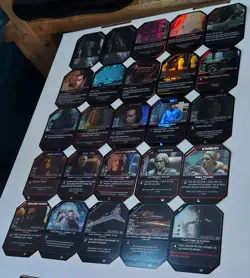 BATTLESTAR GALACTICA CCG 25 RARE FOIL Cards Lot from BASE Set - Image 5