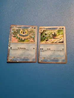 Froakie 056/197 & Frogadier 057/197 Cosmos Holo OBF Promo Pokemon Card Set NM - Image 1