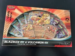 Pokemon TCG: Blaziken ex & Volcanion ex Premium Collection Cards 2025 NEW Sealed - Image 1